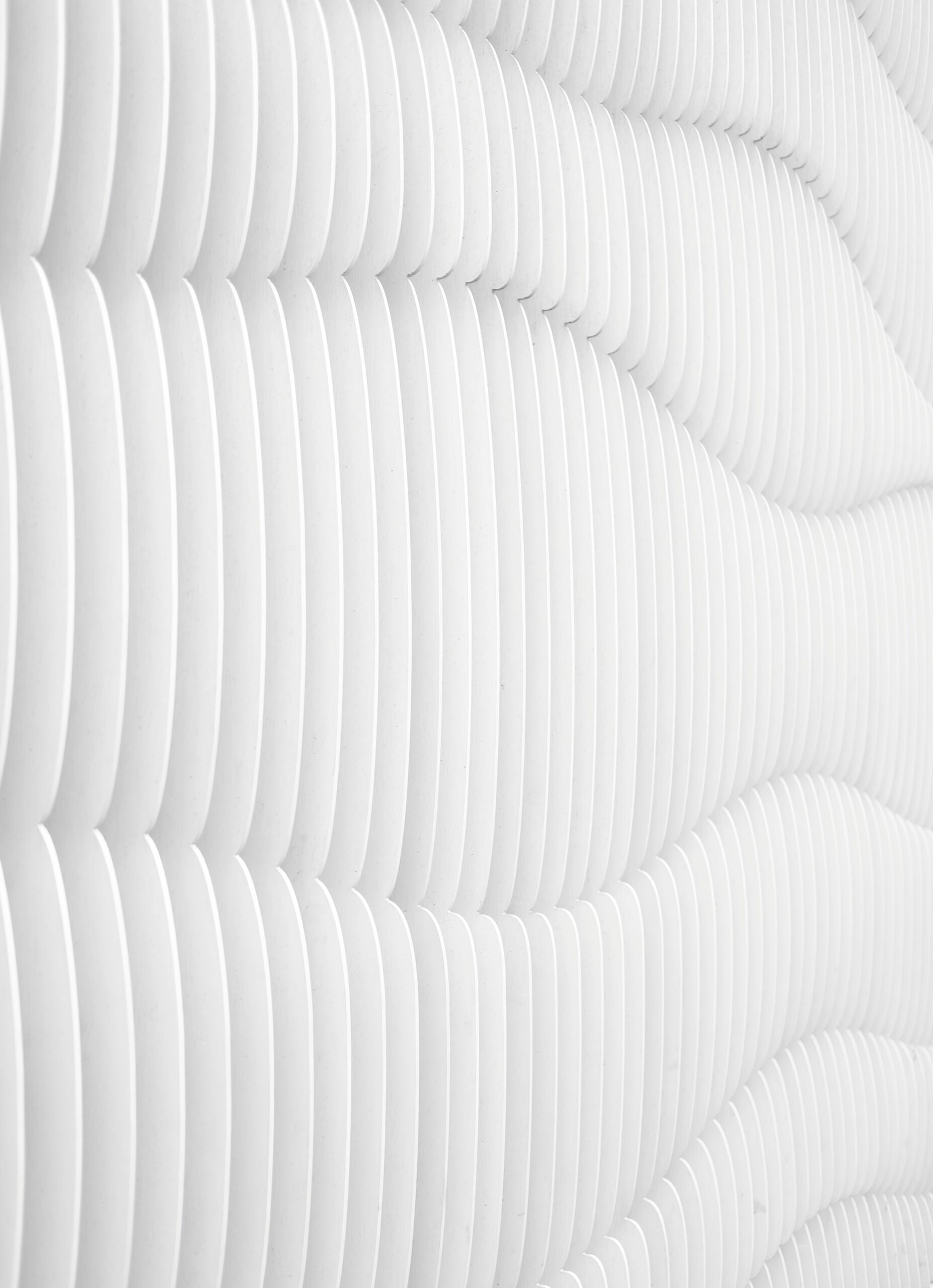 close-up image of white geometric abstract design
