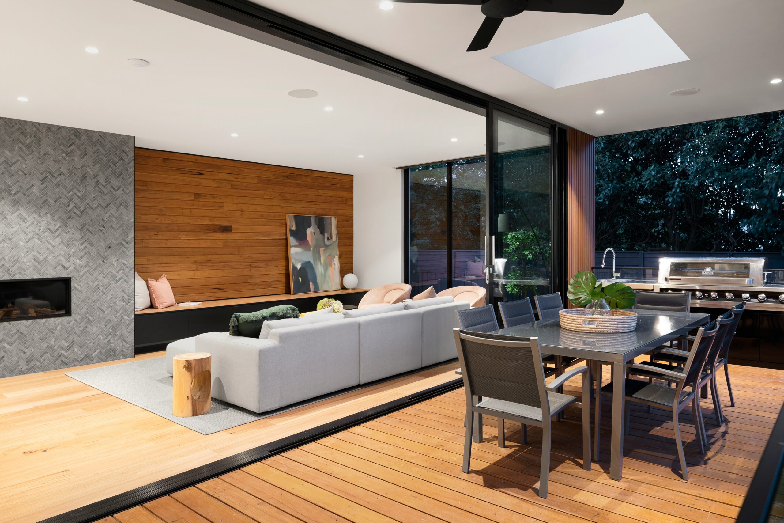 Photo of the interior of a modern home